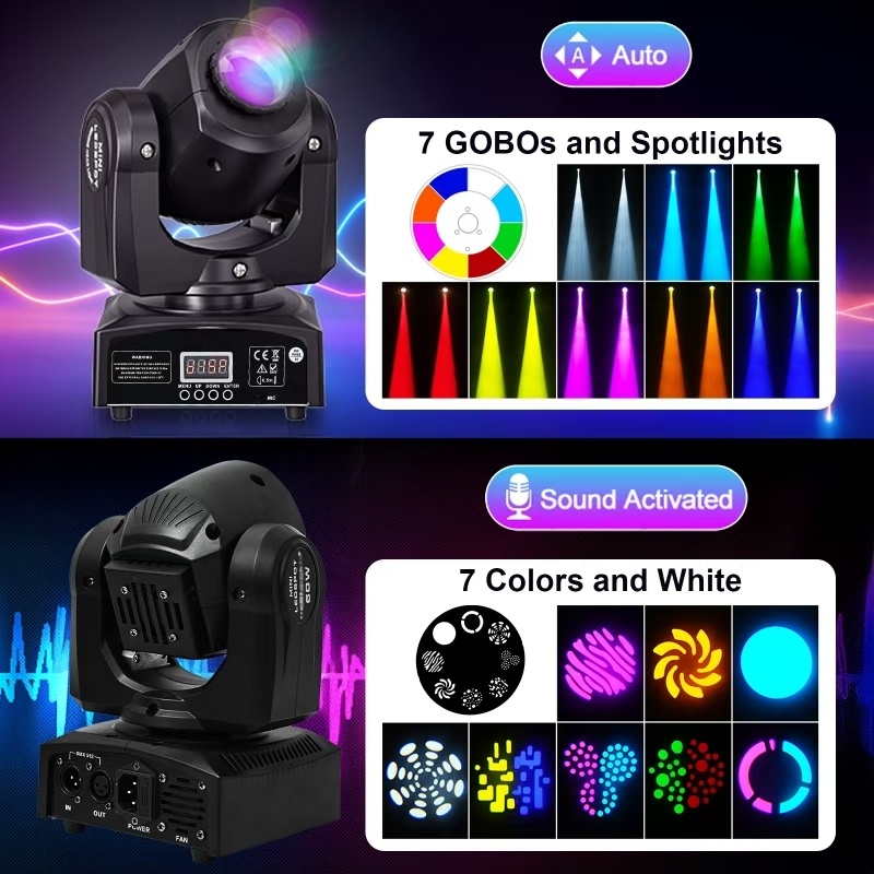 2PCS 60W Mini Led Dmx Gobo Mov - Laser Power Supply 60W review and price