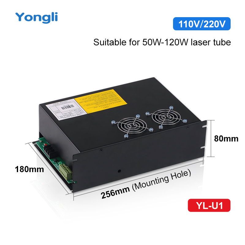 YongLi 110v 220v Co2 Laser Pow - Laser Power Supply 60W review and price