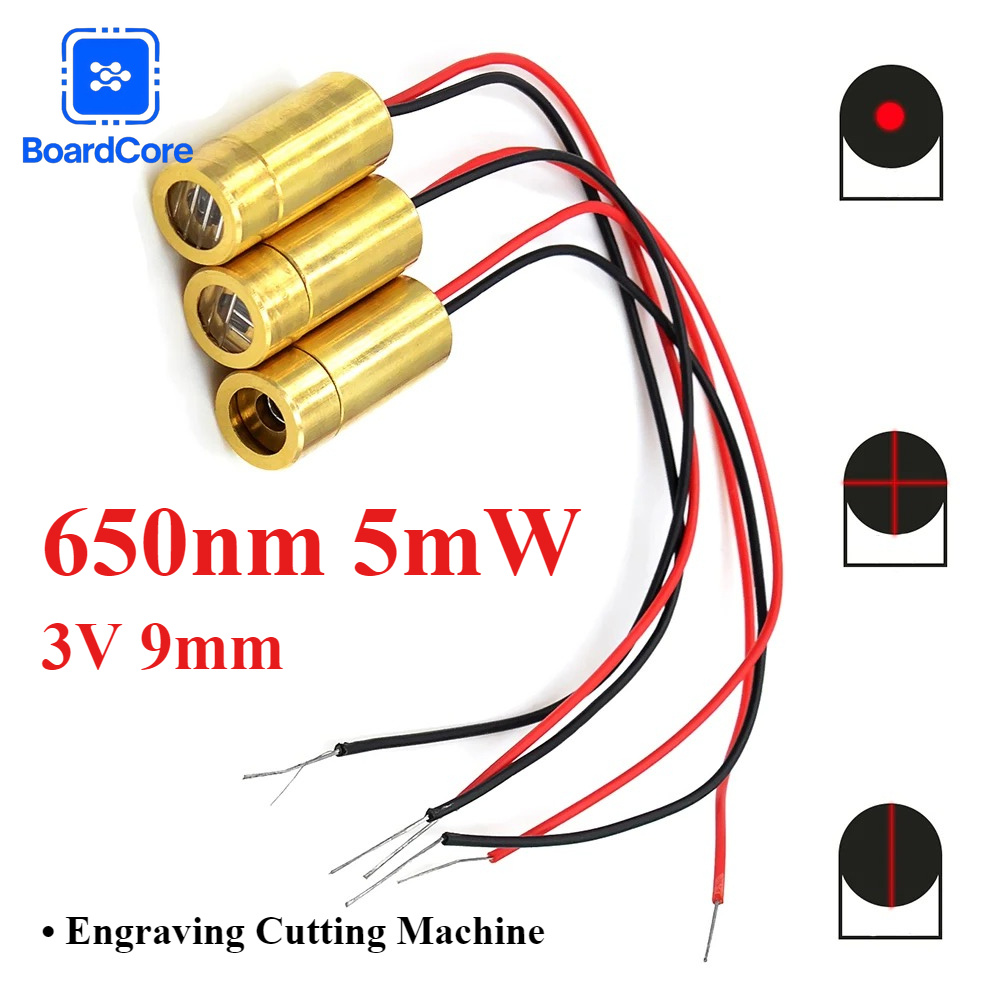 Mini 650nm 5mW Red Laser Head  - Industrial Laser Line Generator review and price